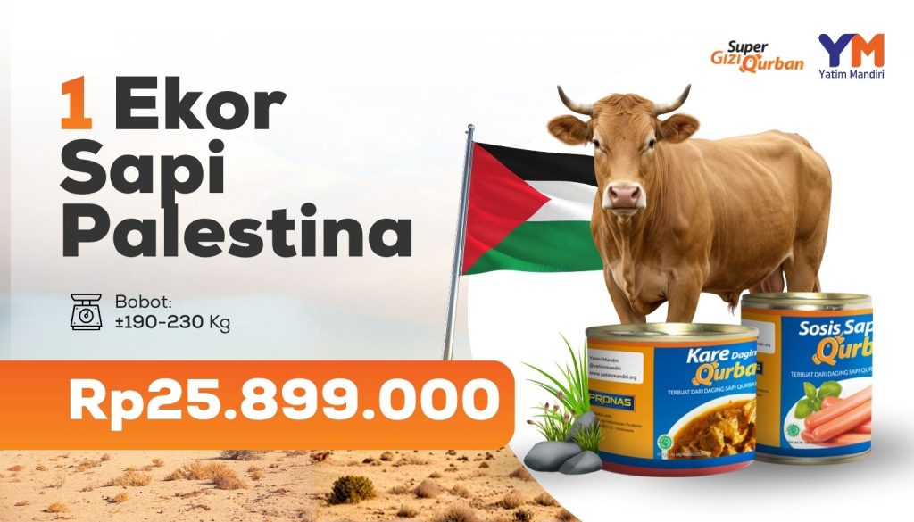 Super Gizi Qurban Sapi Palestina 1 ekor